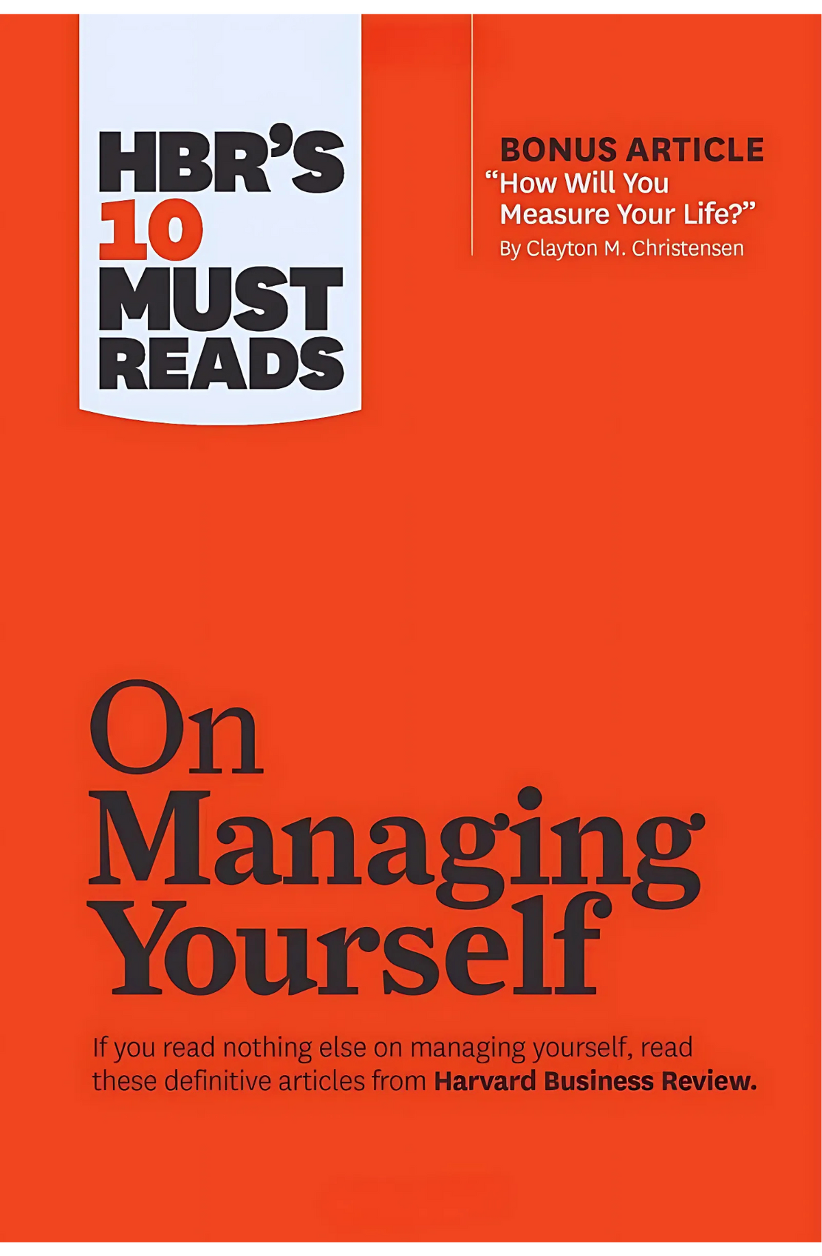 HBR's 10 Must Reads on Managing Yourself Book by Harvard Business Review