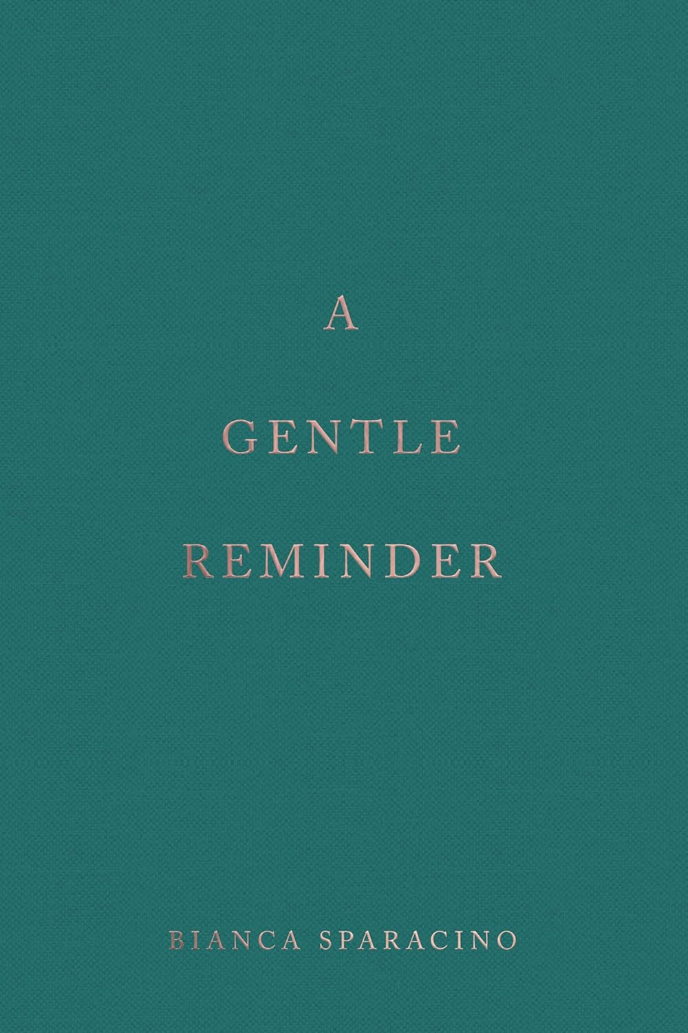 A Gentle Reminder Book by Bianca Sparacino