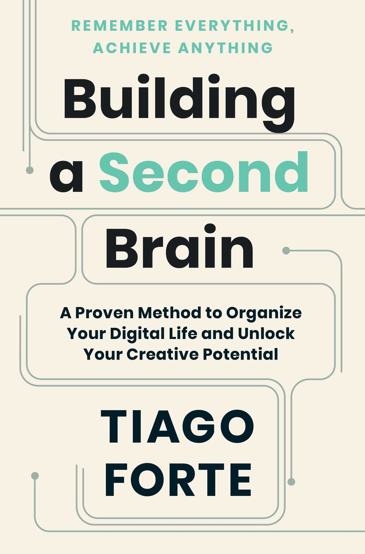 Building a Second Brain: A Proven Method to Organise Your Digital Life and Unlock Your Creative Potential Book by Tiago Forte