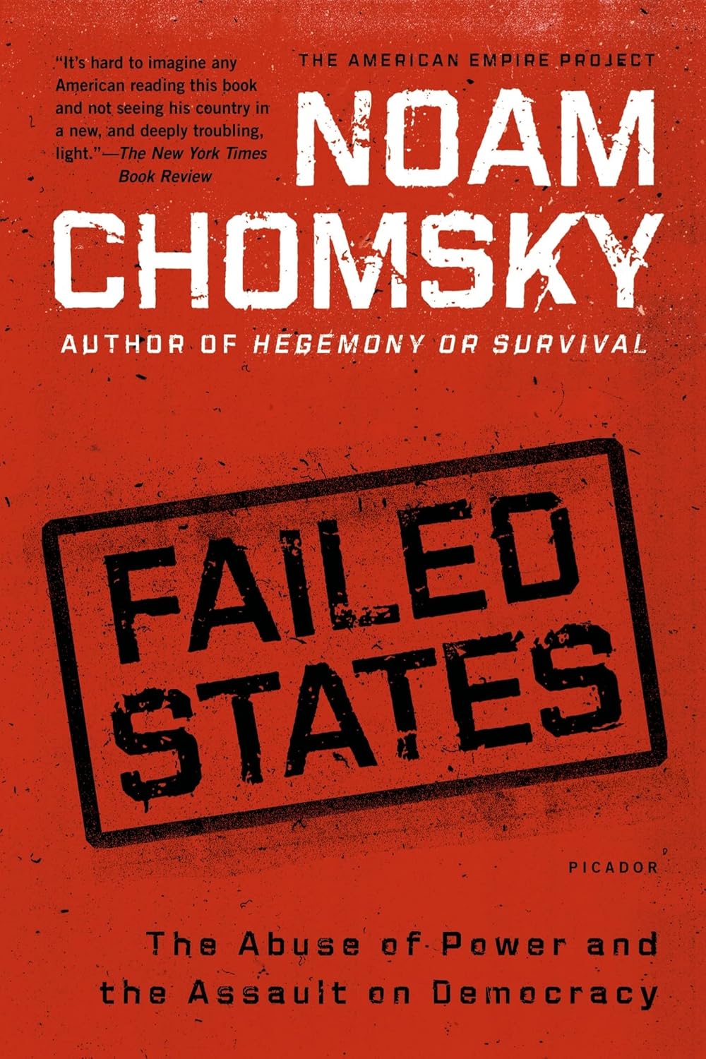 Failed States Book by Noam Chomsky