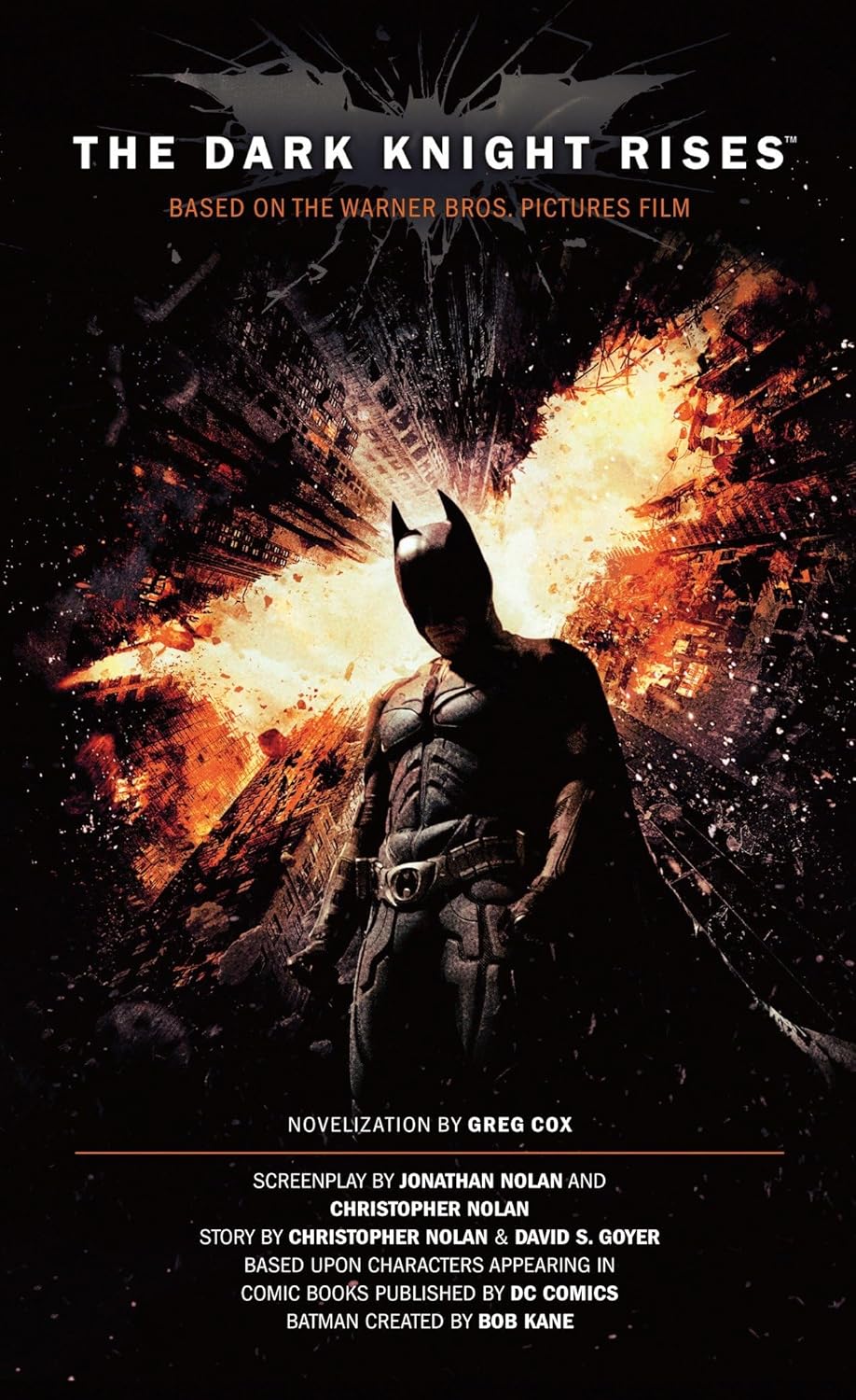 The Dark Knight Rises Novel by Greg Cox