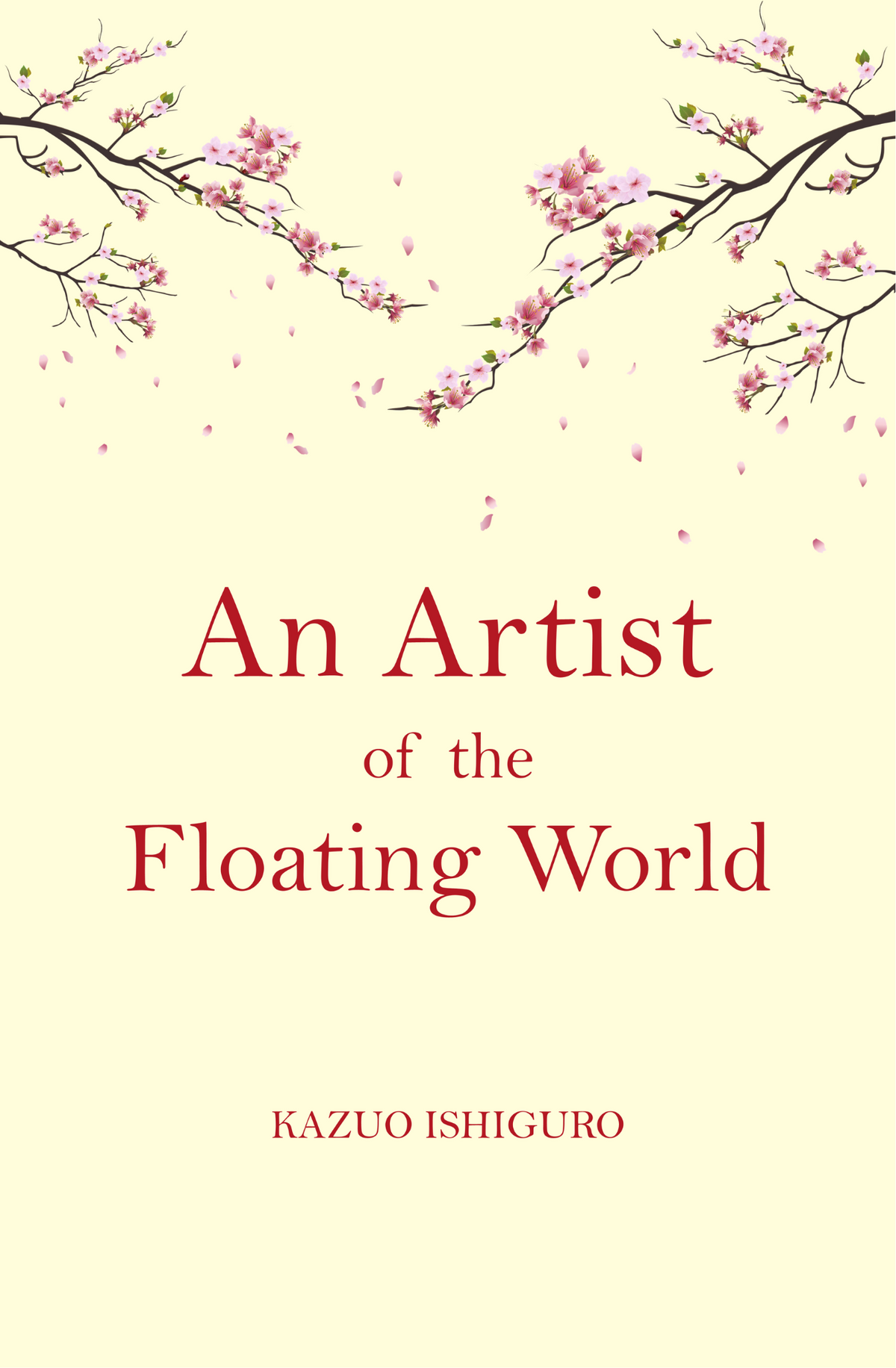 An artist of the Floating World Novel by Kazuo Ishiguro