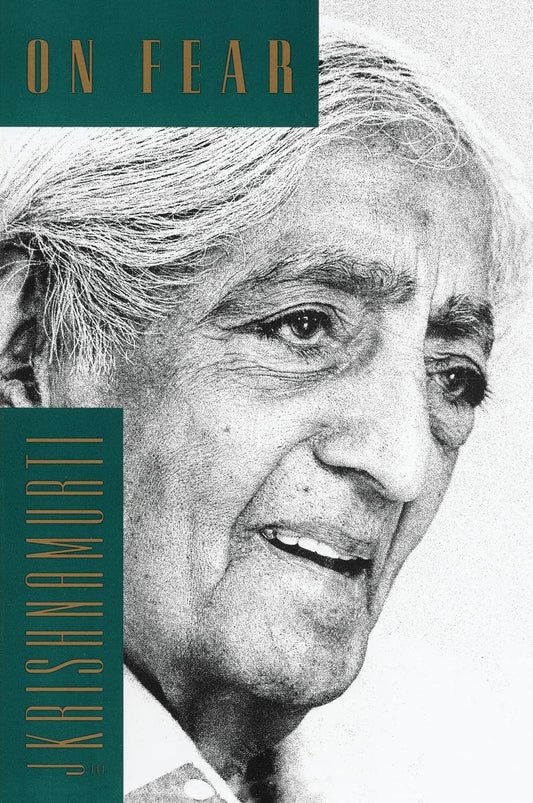 On Fear Book by Jiddu Krishnamurti